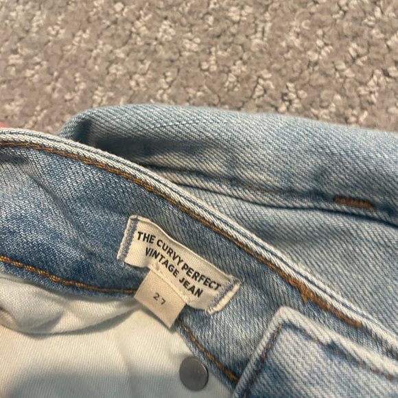 Curvy Perfect Vintage Jeans - Madewell Women’s Size 27 - Picture 4 of 6